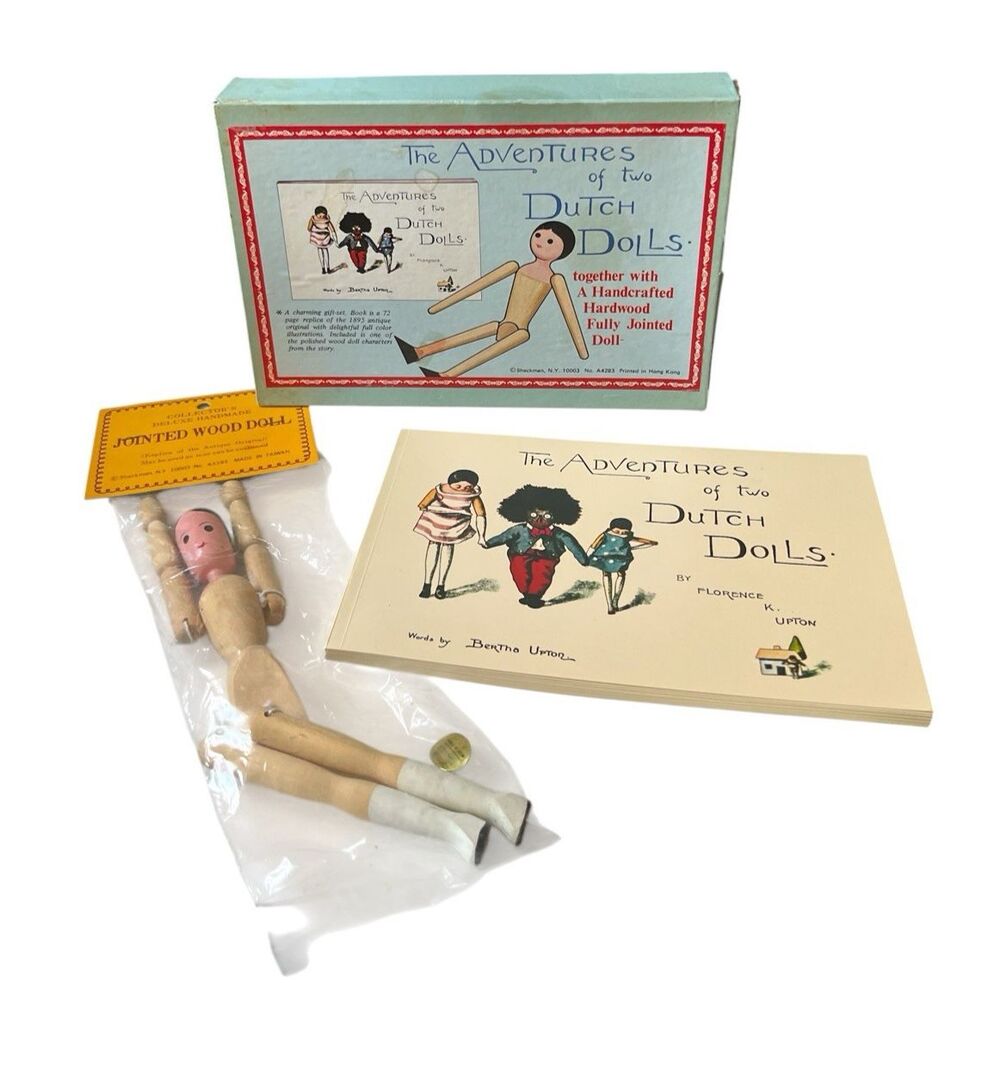 New Vintage The Adventures Two Dutch Dolls Upton 1971 Repro Merrimack READ